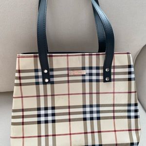 BURBERRY “TRIBUTE” SMALL TOTE BAG